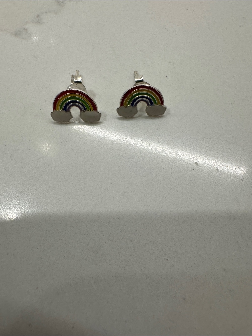 Rainbow Cloud Kids Earrings - Multicolor